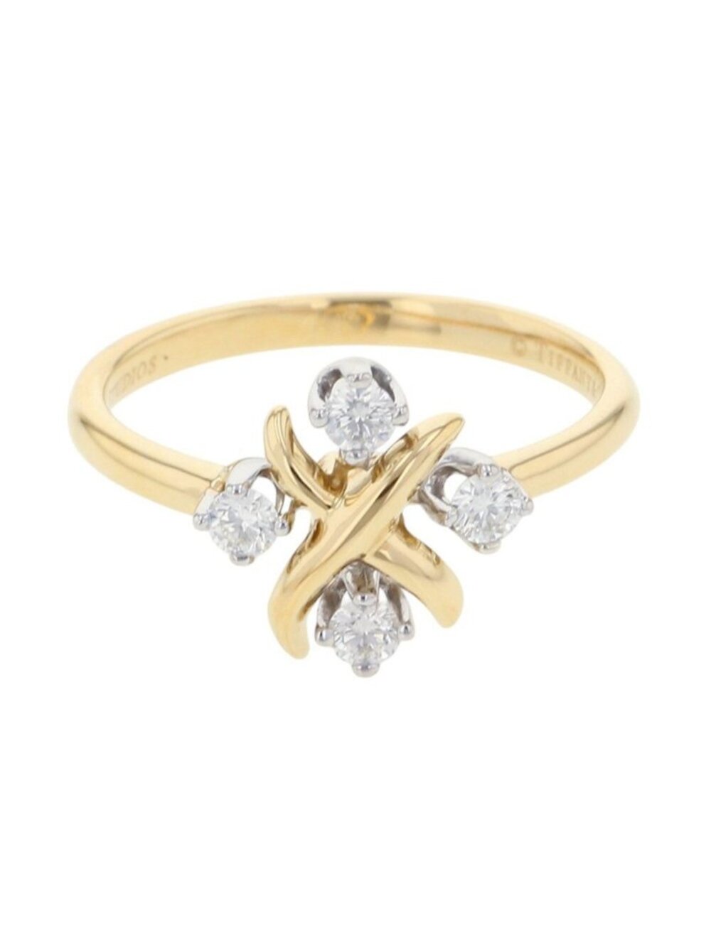 Tiffany & Co Ring Jean Schlumberger Diamond 18K Yellow Gold